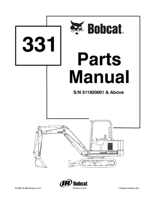 331 bobcat mini excavator parts manual|bobcat 331 parts catalog.